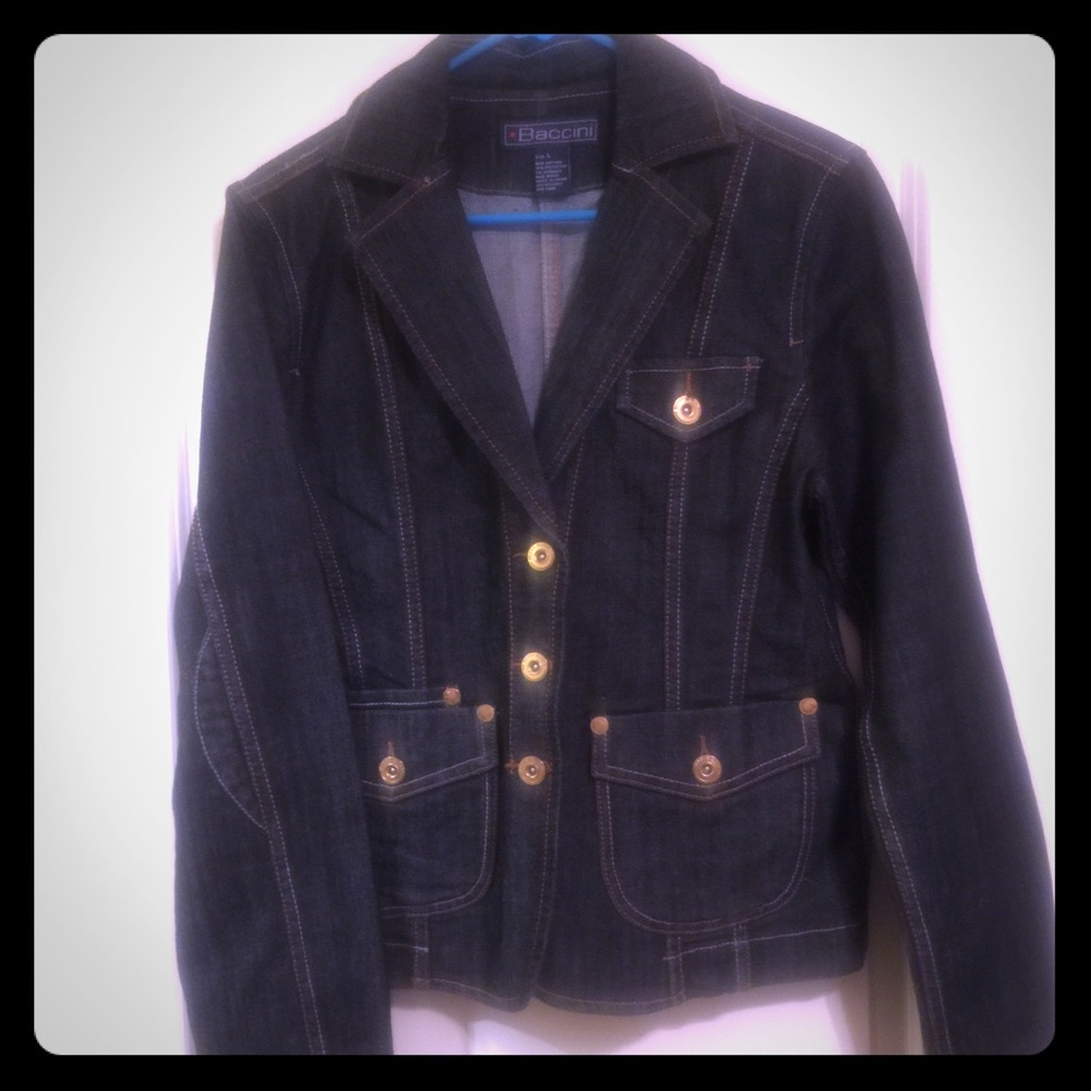 Dark Denim blazer jacket